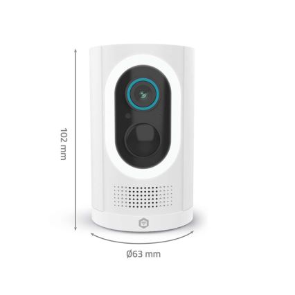Chytrá kamera 3MP Full HD 1296p 6700 mAh Wi-Fi Tuya IP65