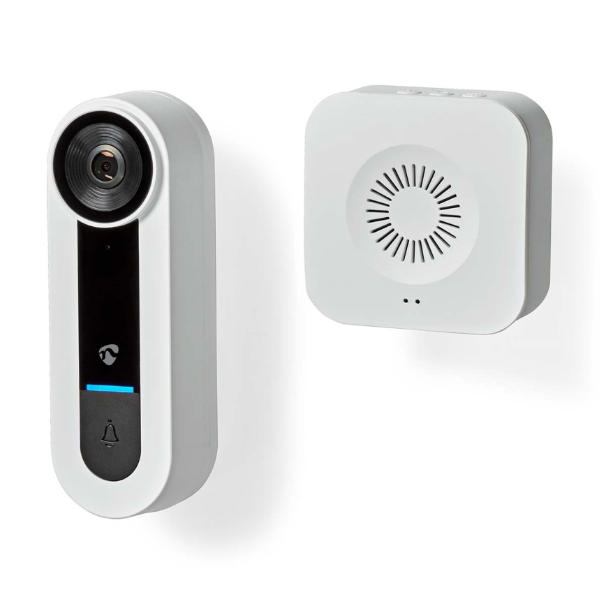 Bezdrátový videozvonek se senzorem Full HD 1536p 3xAA Wi-Fi IP65