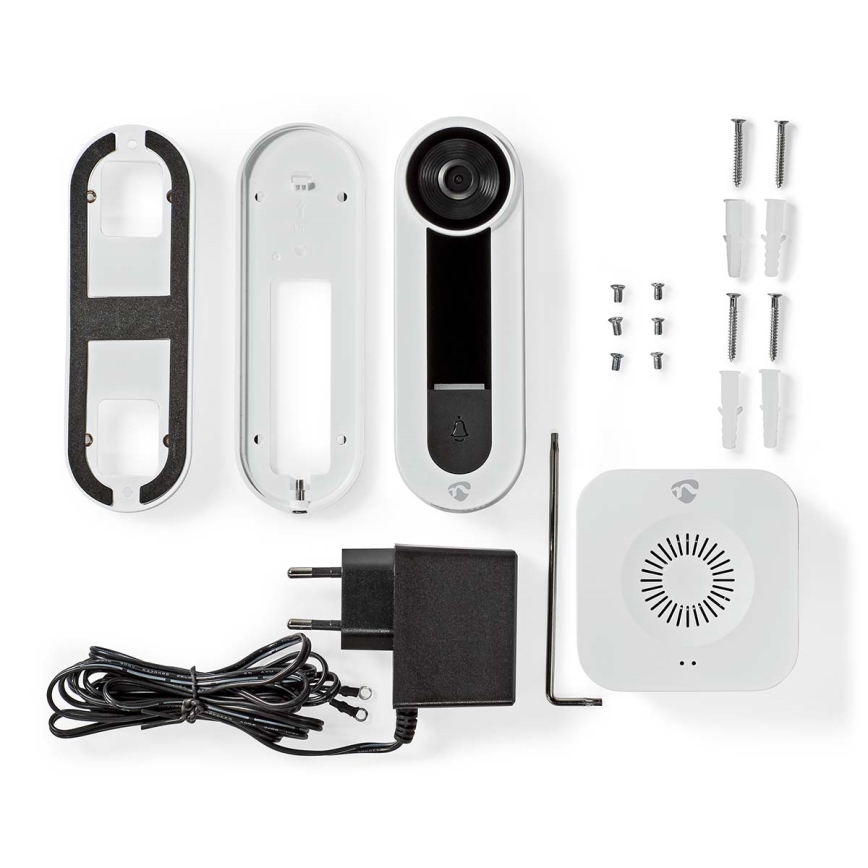Bezdrátový videozvonek se senzorem Full HD 1536p 3xAA Wi-Fi IP65