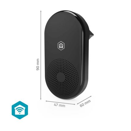 Gong ke zvonku SmartLife Wi-Fi černá