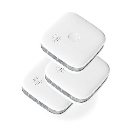 SADA 3x Detektor kouře SmartLife 3V/1xCR123A Wi-Fi Tuya