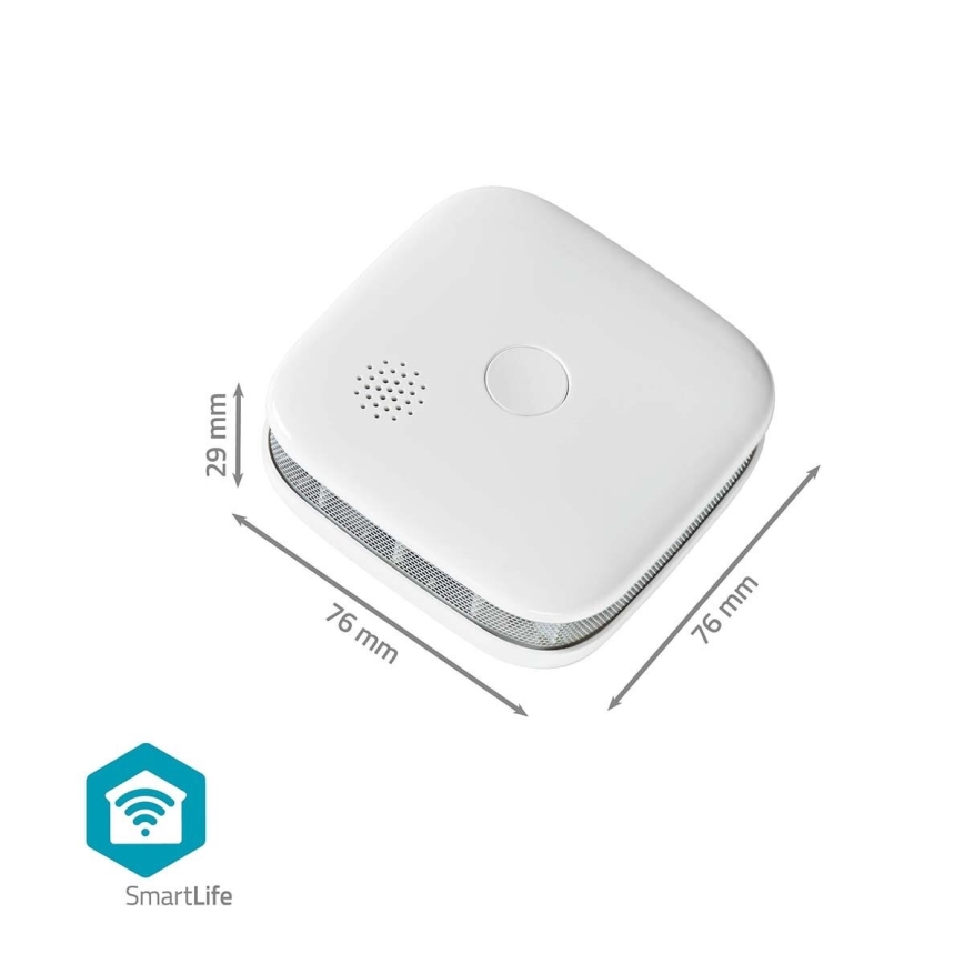 SADA 3x Detektor kouře SmartLife 3V/1xCR123A Wi-Fi Tuya