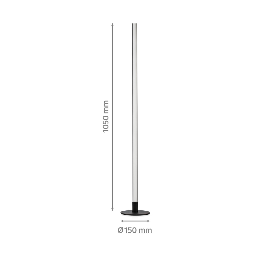 LED RGBIC Stmívatelná stojací lampa Smartlife LED/10W/230V 100,5 cm 2700-6500K Wi-Fi Tuya + dálkové ovládání