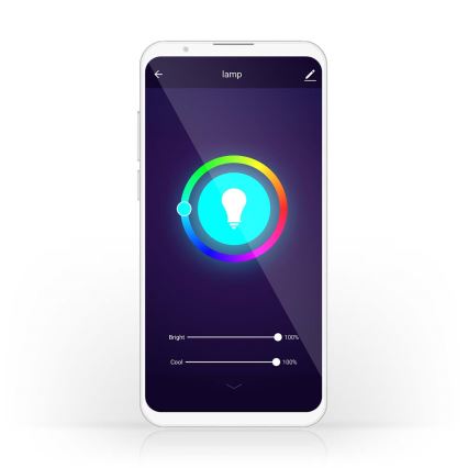 LED RGB Stmívatelná žárovka Smartlife E14/4,9W/230V Wi-Fi 2700-6500K