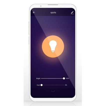 LED Stmívatelná žárovka SmartLife E14/4,5W/230V Wi-Fi 2700-6500K