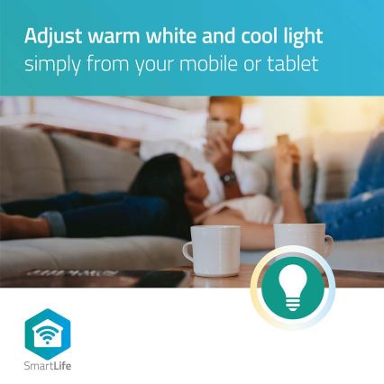 LED Stmívatelná žárovka SmartLife E14/4,5W/230V Wi-Fi 2700-6500K