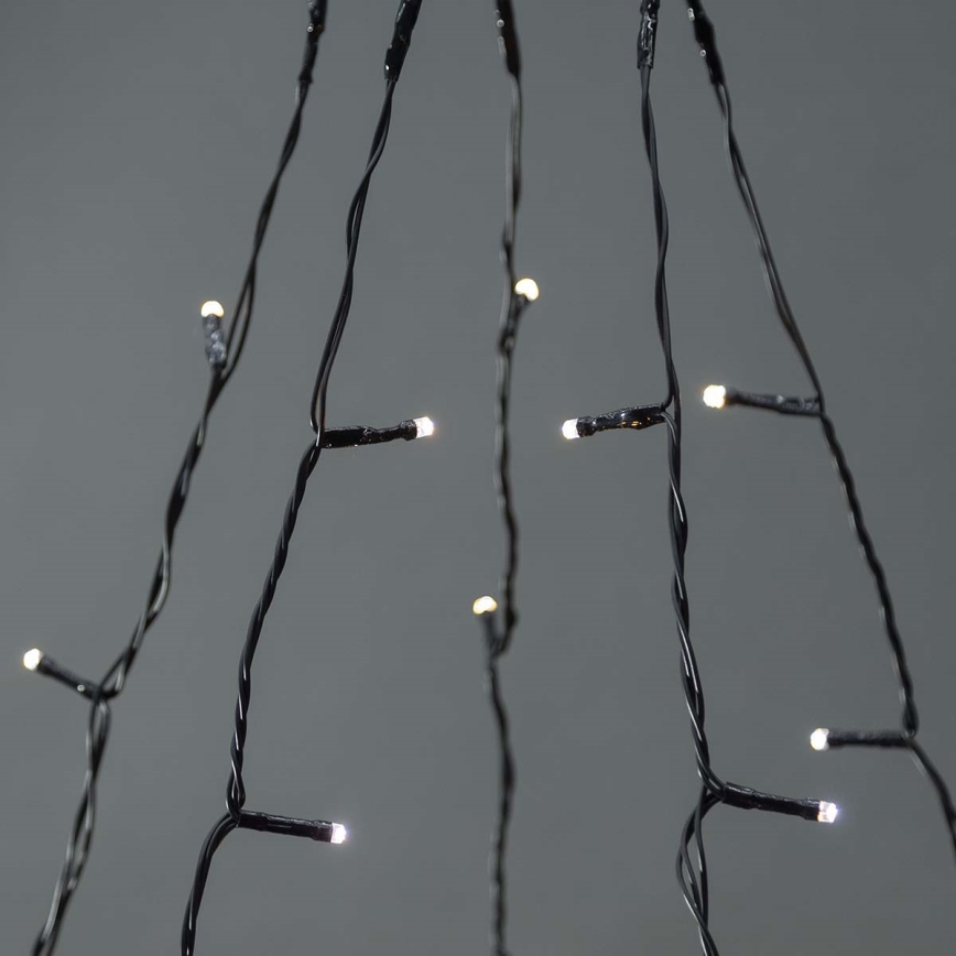 LED Venkovní vánoční závěs 200xLED/8 funkcí 5x4m IP65 Wi-Fi Tuya teplá až studená bílá