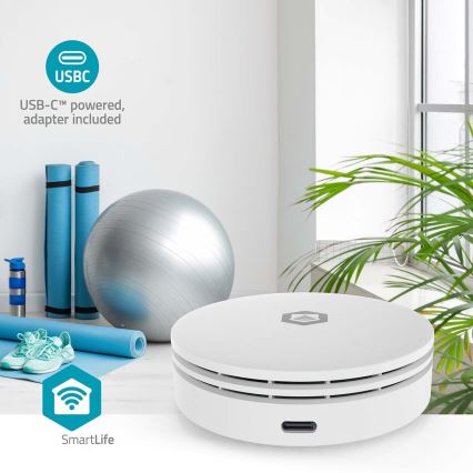 Chytrý monitor kvality ovzduší SmartLife Wi-Fi Tuya