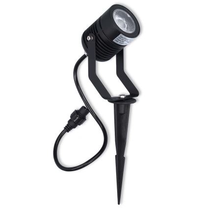 SADA 3x LED RGBW Stmívatelná venkovní lampa SmartLife LED/3W/230V IP65 Wi-Fi Tuya černá