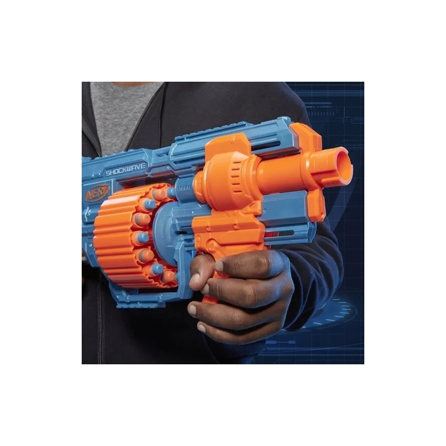 Nerf - Dětská pistole Elite 2.0 Shockwave RD-15 Blaster s příslušenstvím