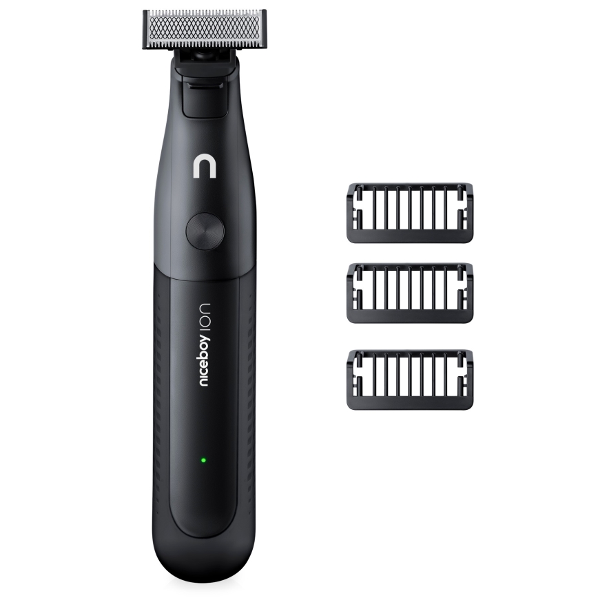 Niceboy ION AirBlade - Zastřihovač vousů 5W/5V 800 mAh IPX6 černá