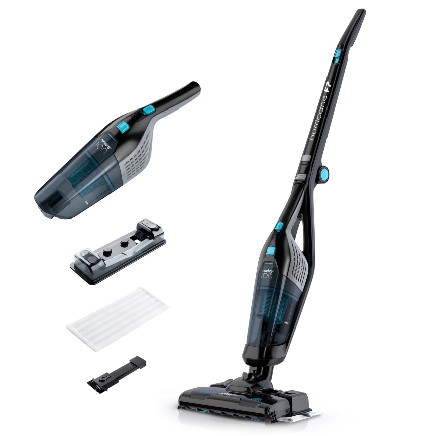 Niceboy ION Hurricane F7 - Bezdrátový tyčový vysavač 3v1 150W/2200 mAh černá