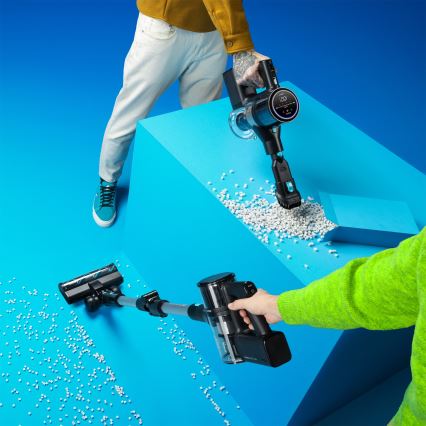 Niceboy ION Hurricane H9 - Flexibilní bezdrátový tyčový vysavač 2v1 400W/2200 mAh černá