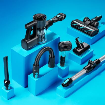 Niceboy ION Hurricane H9 - Flexibilní bezdrátový tyčový vysavač 2v1 400W/2200 mAh černá