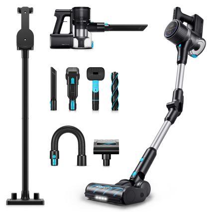 Niceboy ION Hurricane H9 - Flexibilní bezdrátový tyčový vysavač 2v1 400W/2200 mAh černá