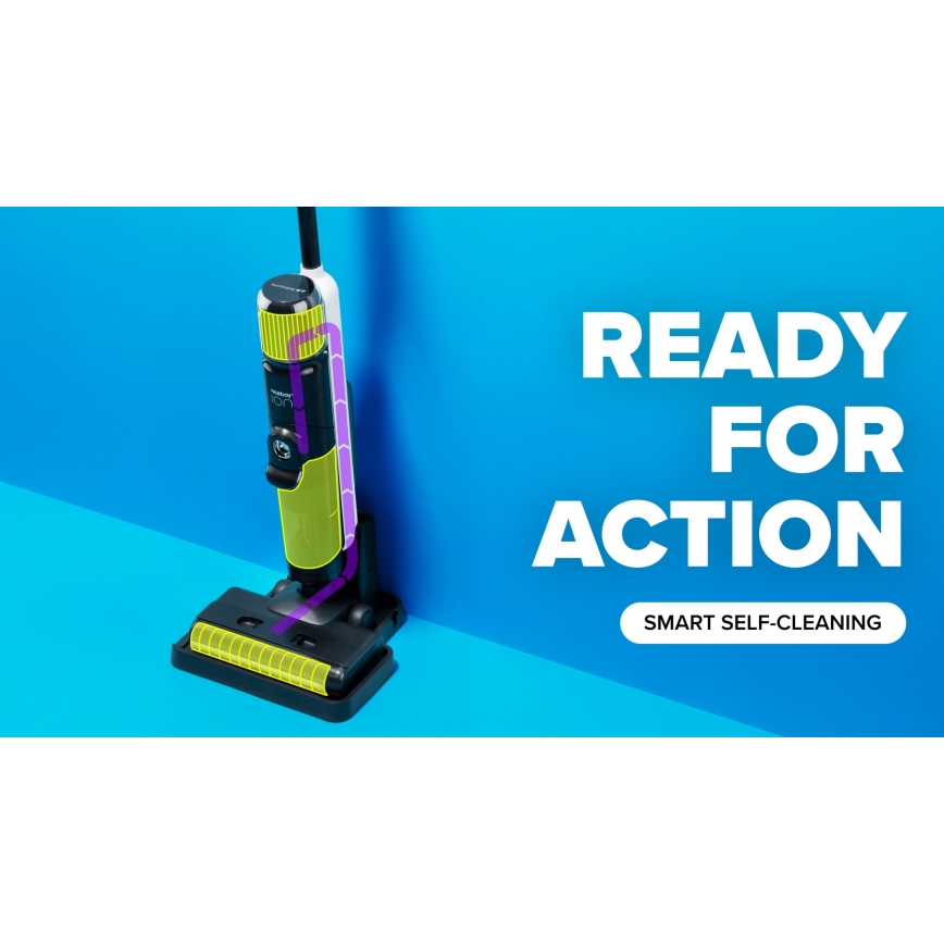 Niceboy ION Hurricane W9 - Bezdrátový tyčový vysavač 2v1 180W/2600 mAh černá