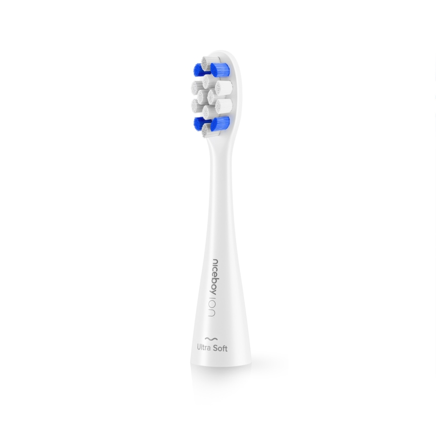 Niceboy ION Sonic Kids - Dětský sonický zubní kartáček 500 mAh IPX7 bílá