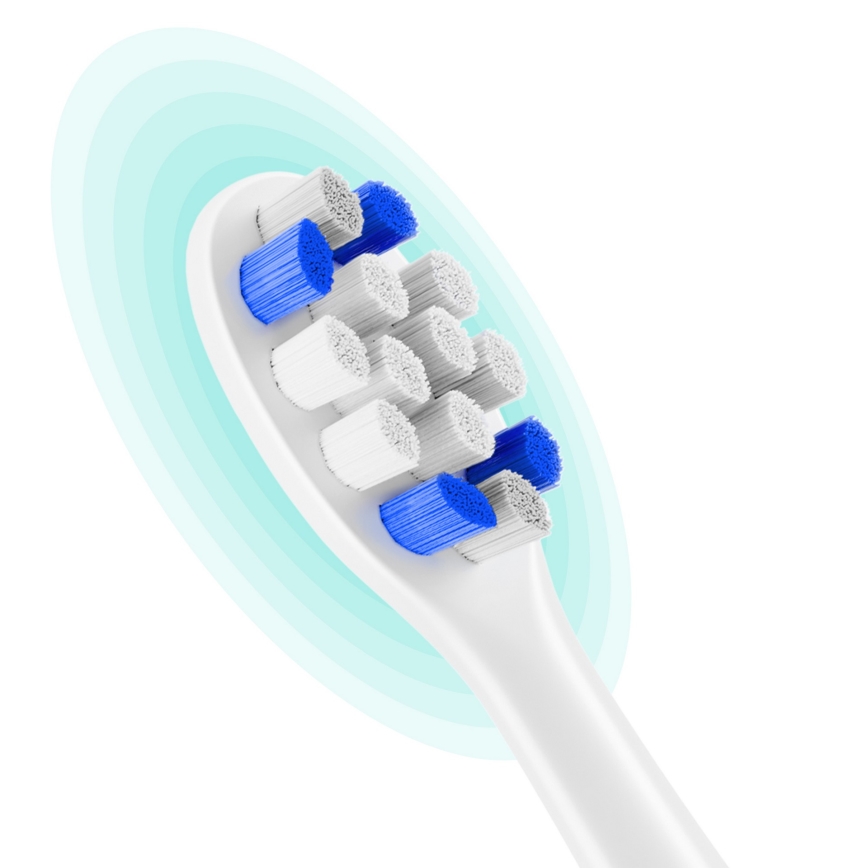 Niceboy ION Sonic Kids - Dětský sonický zubní kartáček 500 mAh IPX7 bílá