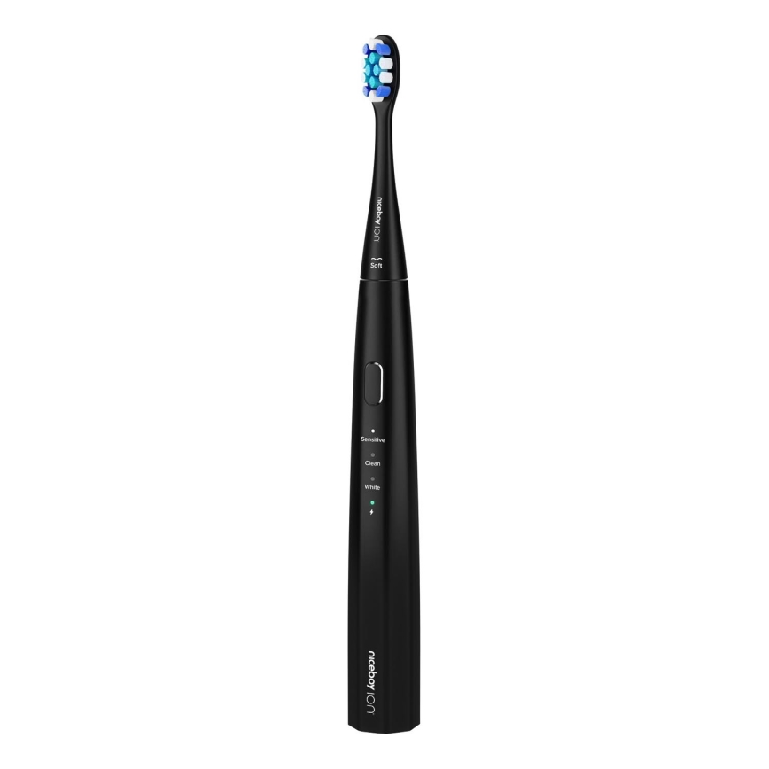 Niceboy ION Sonic Lite - Sonický zubní kartáček 500 mAh IPX7 černá