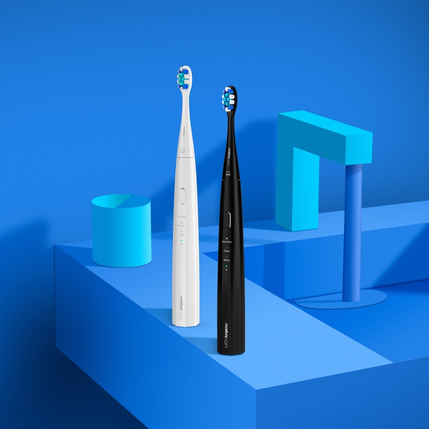 Niceboy ION Sonic Lite - Sonický zubní kartáček 500 mAh IPX7 černá