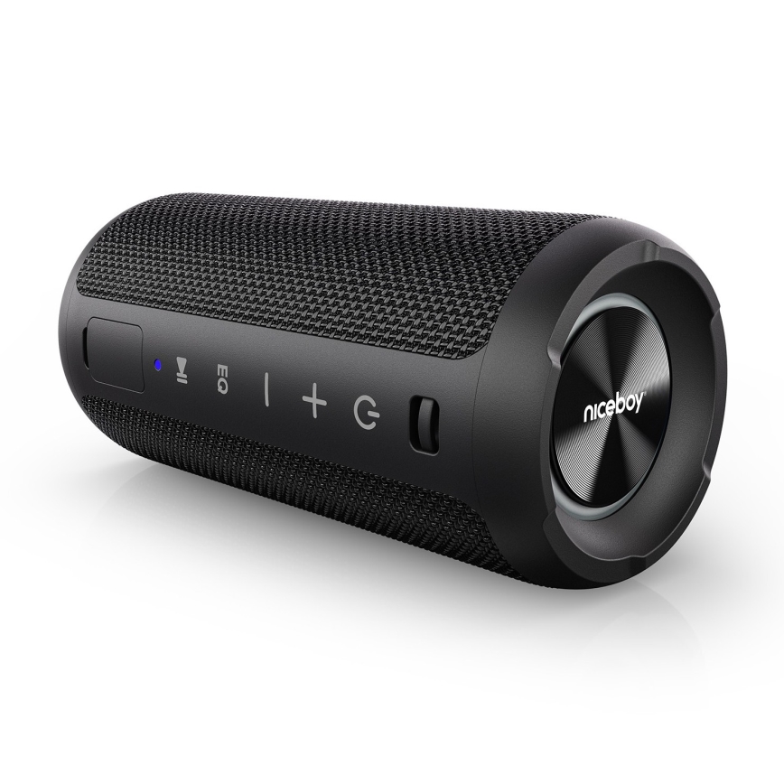 Niceboy Orion - LED Bezdrátový reproduktor s mikrofonem 24W/2200 mAh IPX7 černá