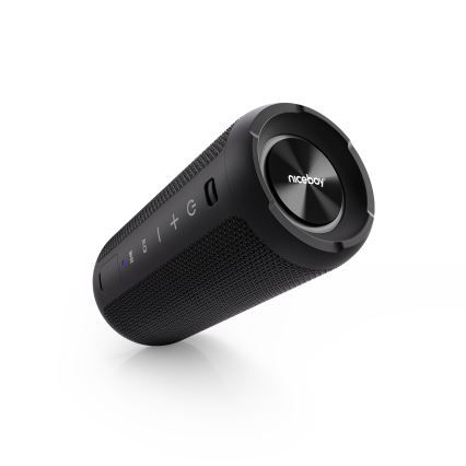 Niceboy Orion - LED Bezdrátový reproduktor s mikrofonem 24W/2200 mAh IPX7 černá
