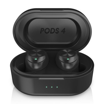Niceboy Pods 4 - Bezdrátová sluchátka 500 mAh + 2x 70 mAh IPX5 černá