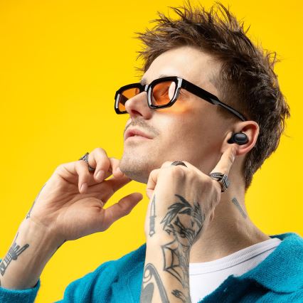 Niceboy Podsie 4 - Bezdrátová sluchátka IP54 černá