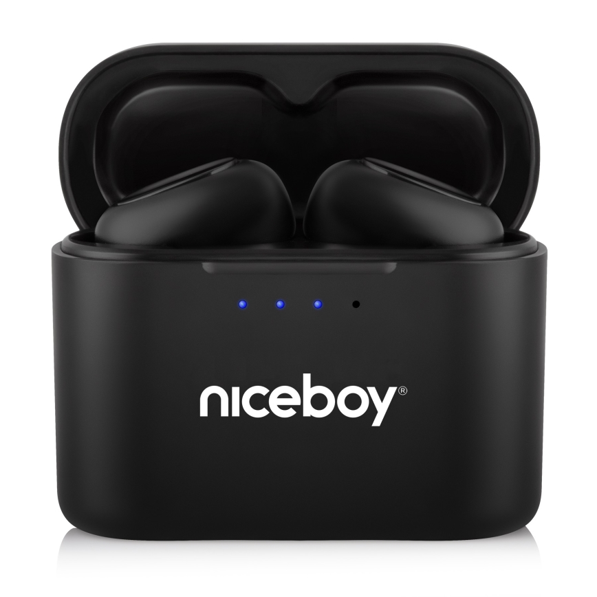 Niceboy Podsie 4 - Bezdrátová sluchátka IP54 černá