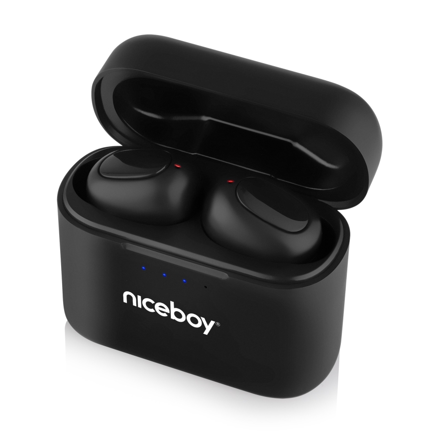 Niceboy Podsie 4 - Bezdrátová sluchátka IP54 černá