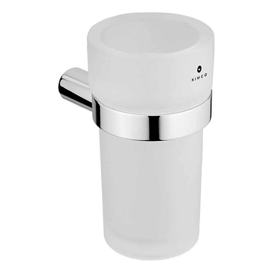 NIMCO BR 11058W-26 - Nástěnný stojánek na zubní kartáčky BORMO matné sklo/lesklý chrom