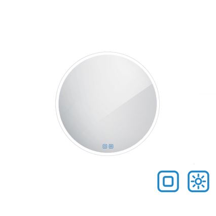 NIMCO ZP 26000RVX - LED Stmívatelné koupelnové podsvícené zrcadlo LED/26W/230V 3000-6500K pr. 60 cm IP44