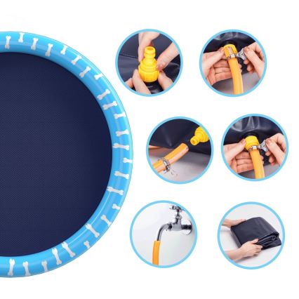 Nobleza - Bazén pro psy s vodní fontánou pr. 1m