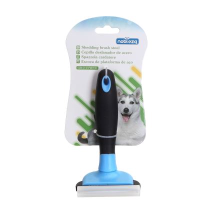 Nobleza - Kartáč pro psy a kočky modrá 7 cm