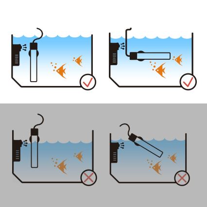 Nobleza - Ohřívač akvária 100W nerez