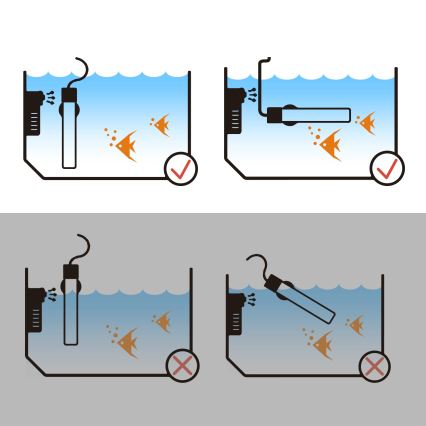 Nobleza - Ohřívač akvária 50W nerez