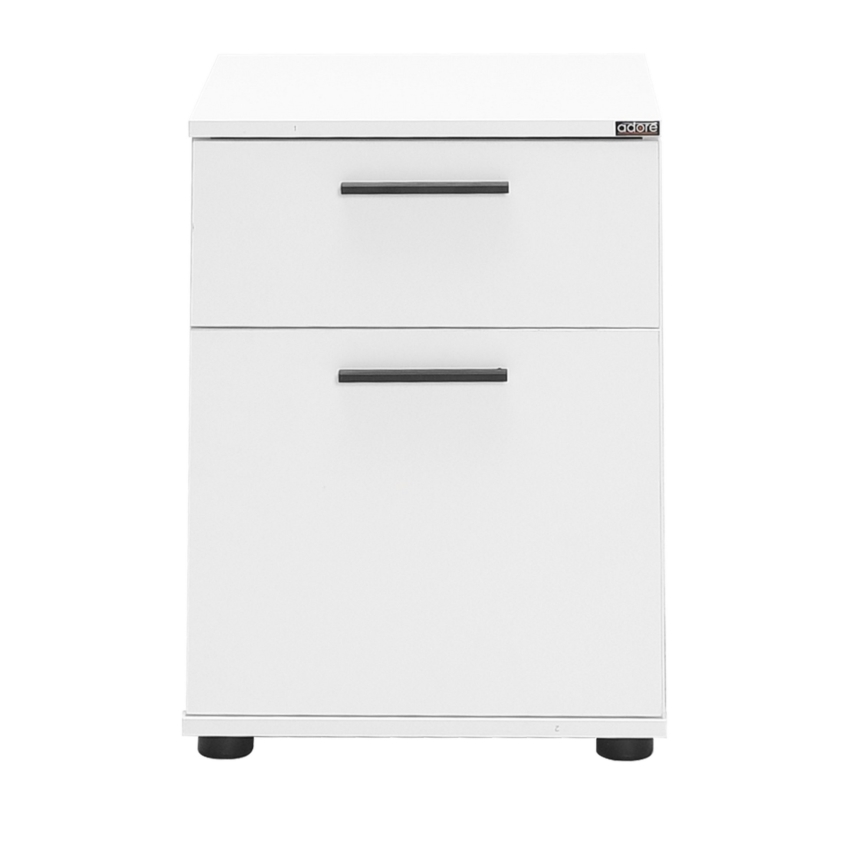 Noční stolek 41x40 cm bílá