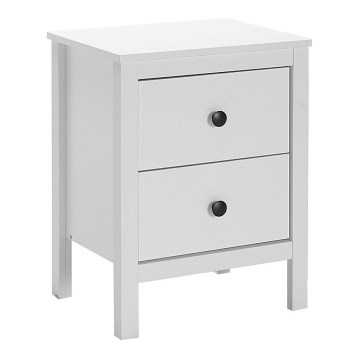 Noční stolek 46x39 cm bílá