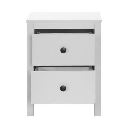 Noční stolek 46x39 cm bílá