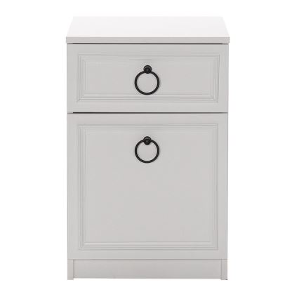 Noční stolek 48x38 cm bílá