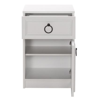 Noční stolek 48x38 cm bílá