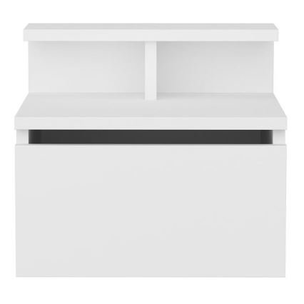 Noční stolek ALICE 40x32 cm bílá