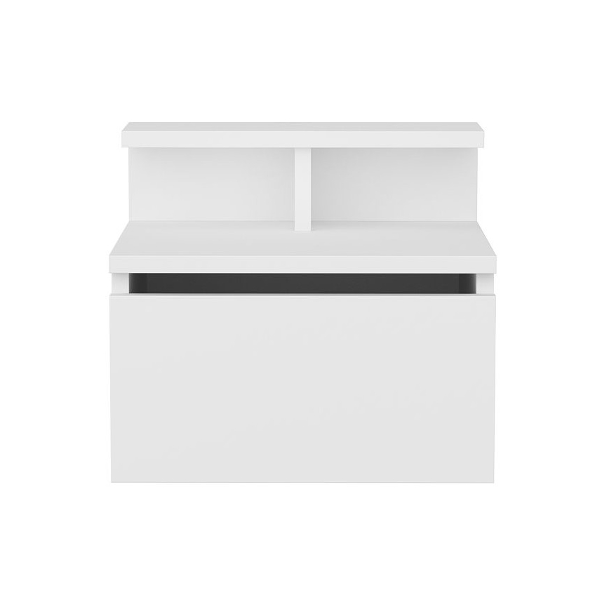 Noční stolek ALICE 40x32 cm bílá