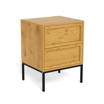 Noční stolek ALIN 46x40 cm světle hnědá