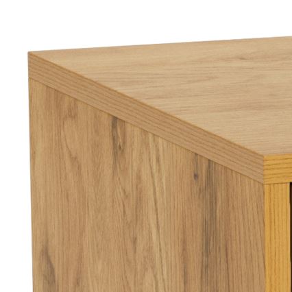 Noční stolek ALIN 46x40 cm světle hnědá