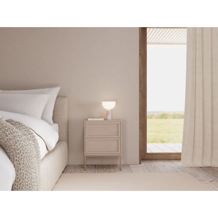 Noční stolek ALIN 46x40 cm taupe