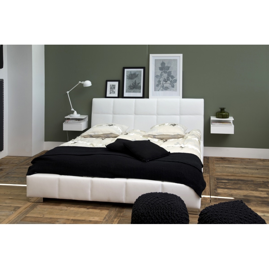 Noční stolek AVA 35x32 cm bílá