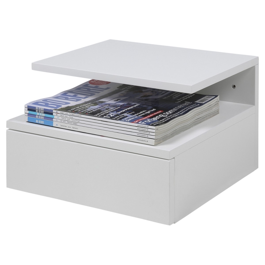 Noční stolek AVA 35x32 cm bílá