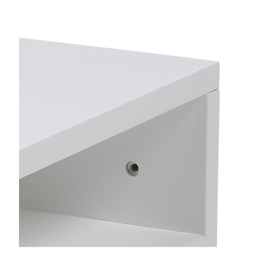 Noční stolek AVA 35x32 cm bílá