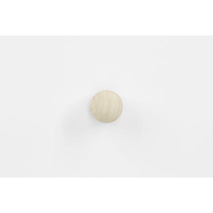 Noční stolek BUBO 69x51 cm bílá/světlý buk